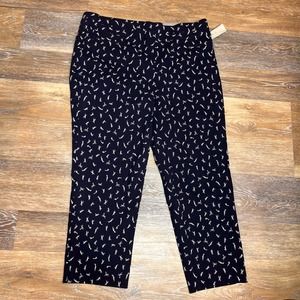 Maurices Womens Pants New Chino Blue White Details Stretch Size Large